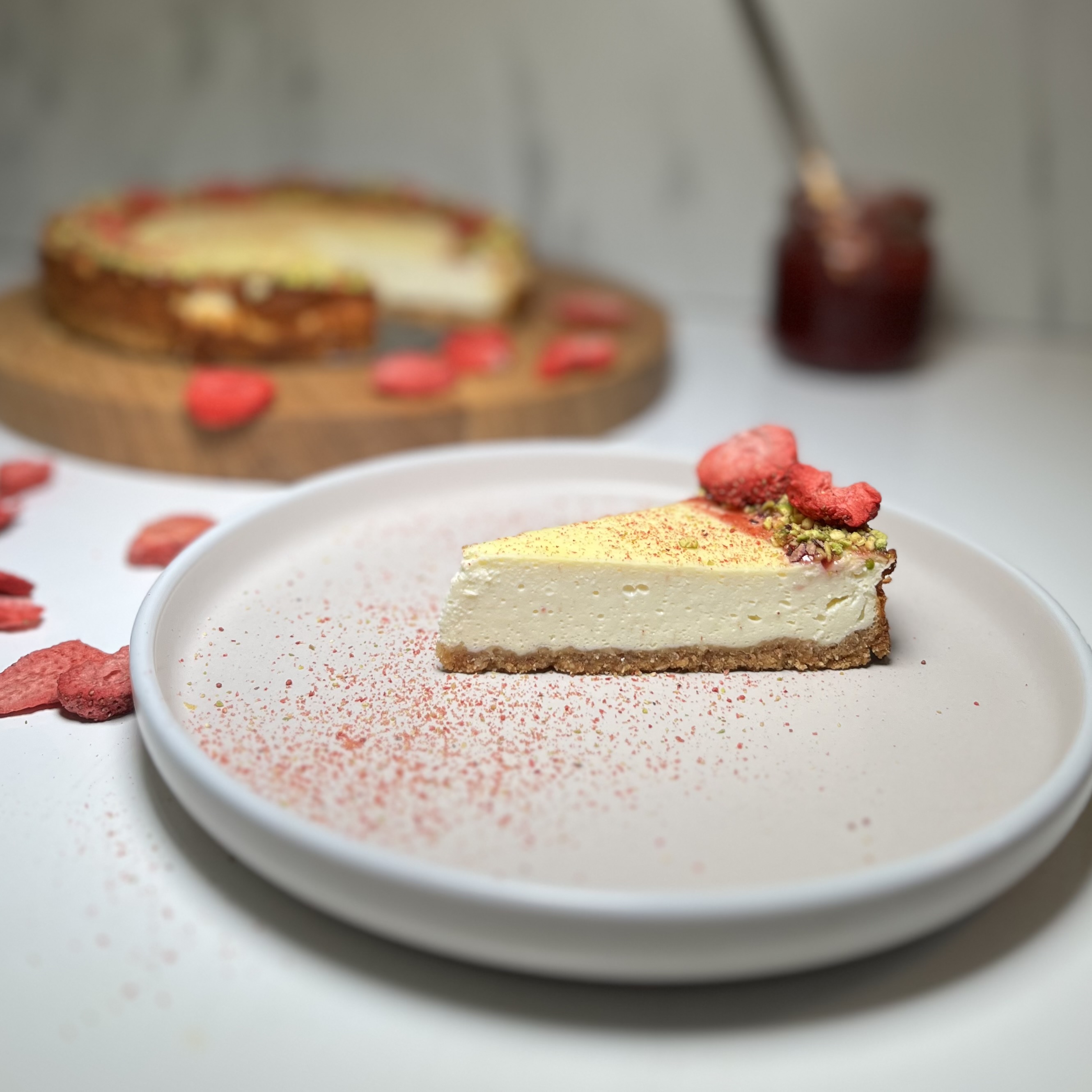 Vanilkový cheesecake