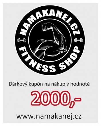 Dárkový kupón NAMAKANEJ.cz v hodnotě 2000,-