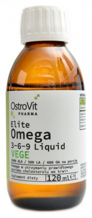 OstroVit Pharma Elite omega 3-6-9 vege liquid 120 ml