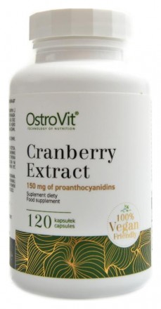 OstroVit Cranberry extract vege 120 kapslí