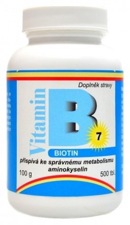 Nutristar Biotin (vit. B7) 500 tbl.