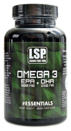 LSP nutrition Omega 3 100 kapslí 500EPA/250DHA