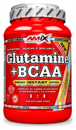 Amix Glutamine + BCAA powder 1000 g